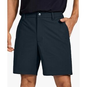 CRZ YOGA Men's Golf Shorts Quick‎ Dry Breathable Wrinkle Resistant Navy 33W x 7L